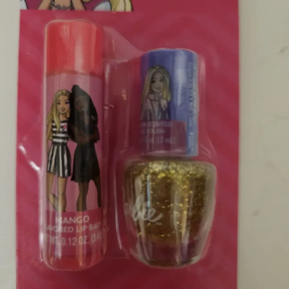 NEW ~ BARBIE ~ MANGO FLAVORED LIP BALM & SCENTED NAIL POLISH ~ 2024